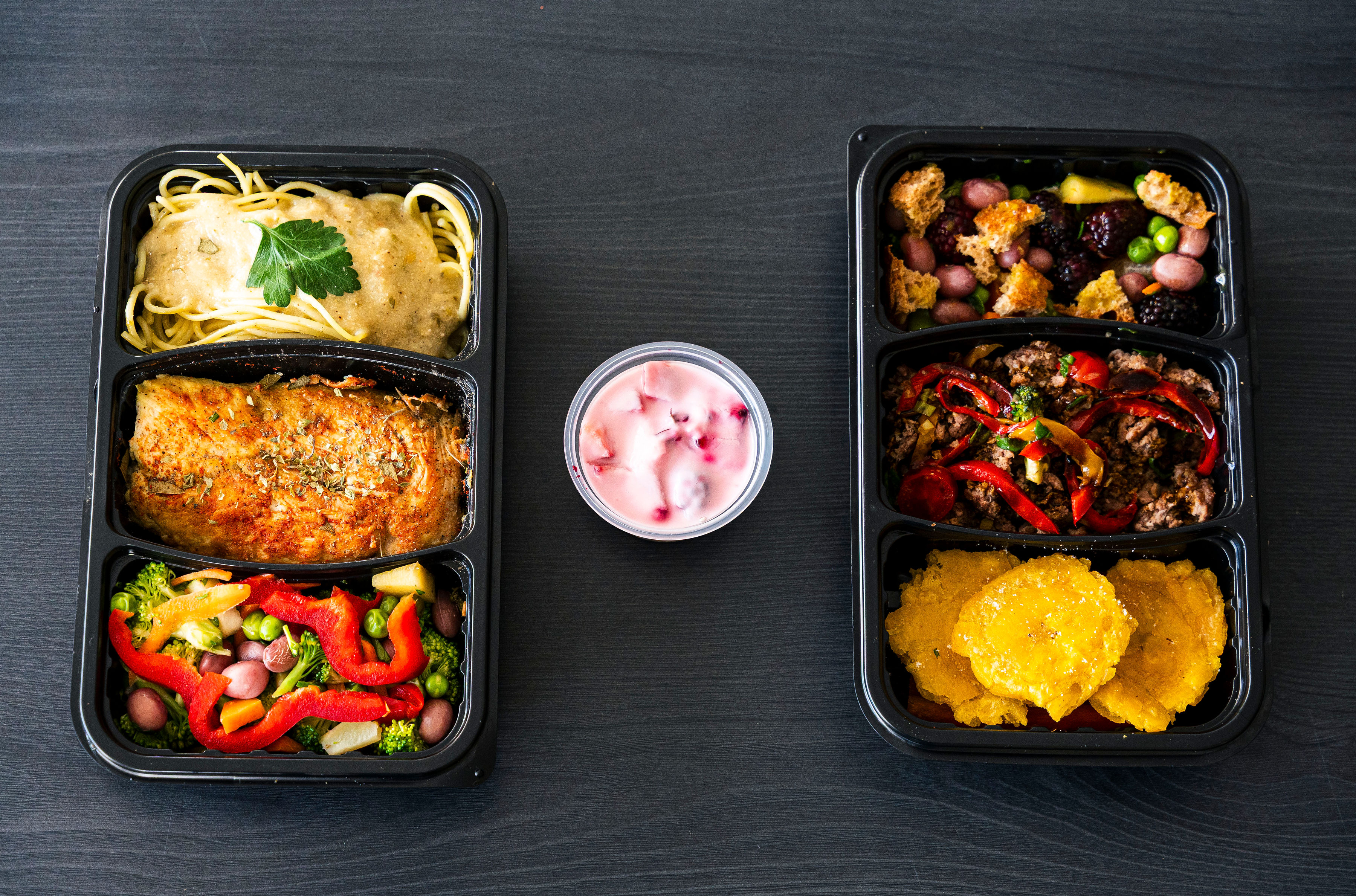 Gourmet lunch and dinner artisan meals