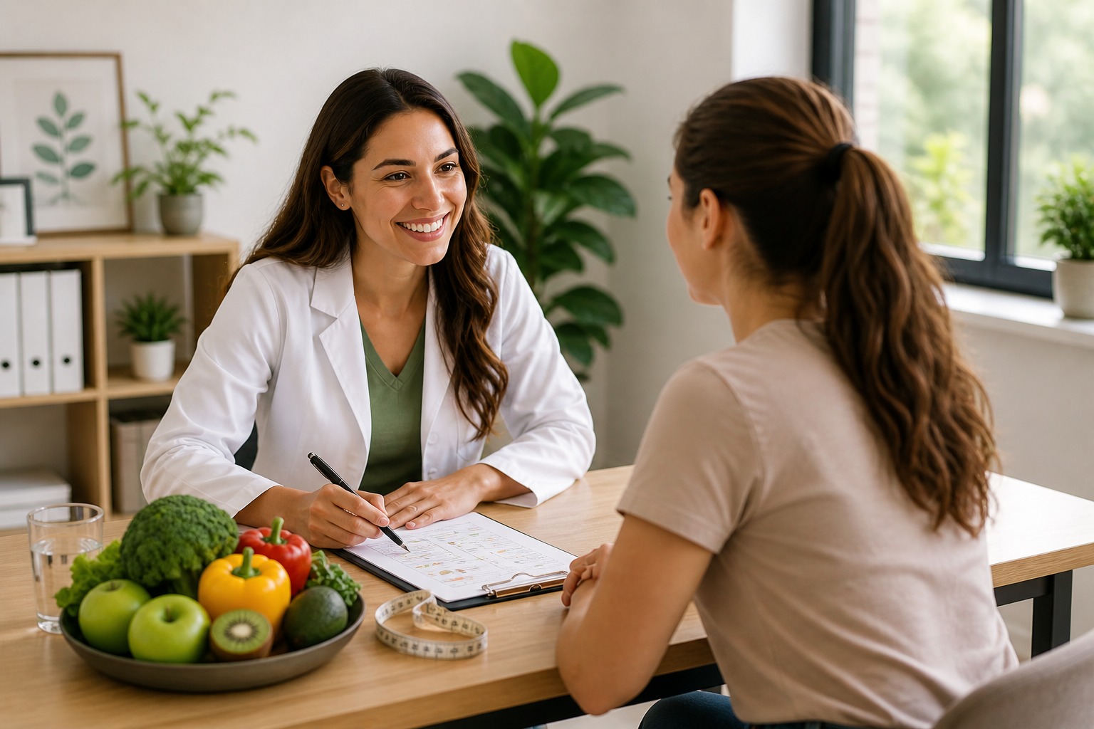 Professional nutritional consultation setting